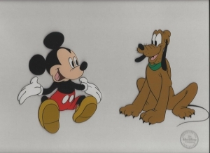 Mickey Mouse and Pluto Mr. Mouse