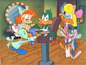 Elmyra Duff, Gogo Dodo, Plucky Duck, Calamity Coyote, & Shirley The Loon - Tiny Toon Adventures
