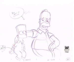 Homer and Bart closer