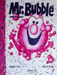 Mr. Bubble -canvas