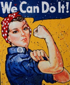Rosie the Riveter -canvas