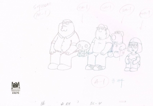 Peter, Chris, Brian, Meg and Stewie