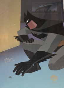Batman on original production background