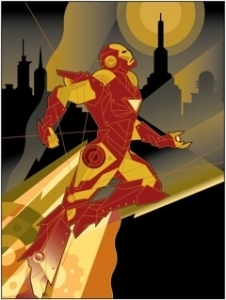 Iron Man Takes Flight - Canvas