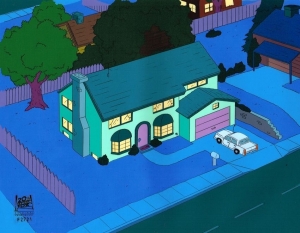 The Simpson House Original Background