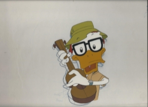 Duck with guitar