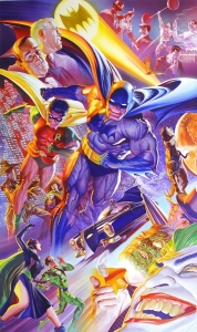 75th Anniversary - The History of Batman Canvas