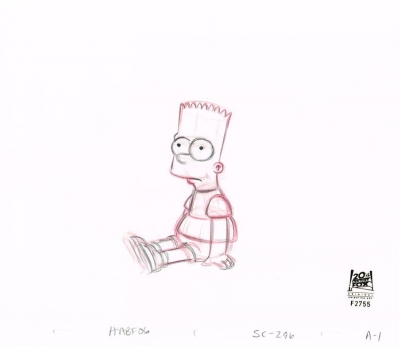 Bart Simpson Sitting