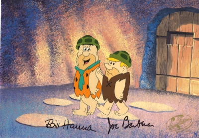 Fred Flintstone and Barney Rubble