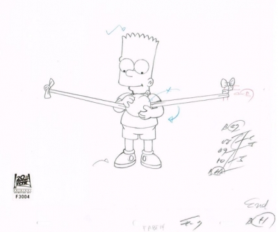 Bart Simpson with balloon 2