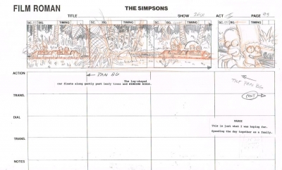 The Simpsons Storyboard 4880