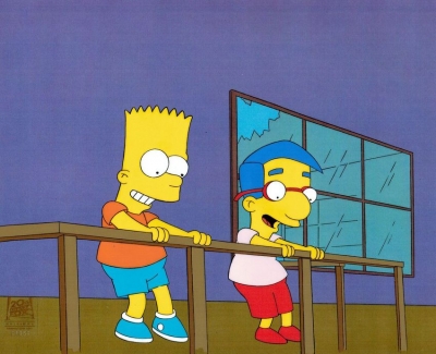 Bart and Milhouse