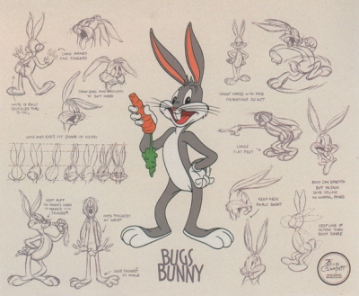 Bugs Bunny Model Sheet