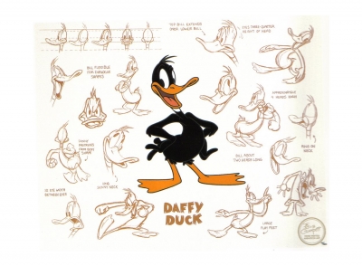 Daffy Duck Model Sheet