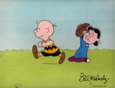 Charlie Brown and Lucy whistle