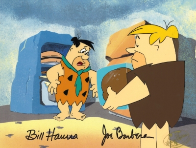 Fred Flintstone and Barney Rubble cube