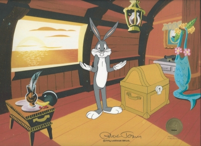Bugs Bunny in ship