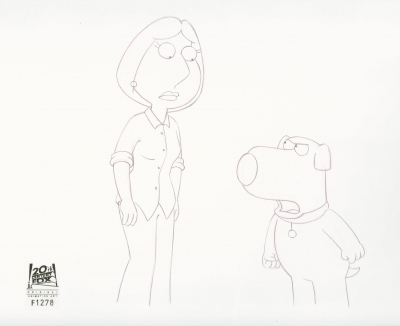 Brian and Lois Griffin