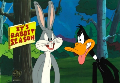 Bugs Bunny and Daffy Duck together