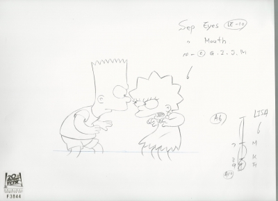 Bart Simpson and Lisa Simpson 3844