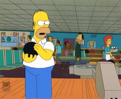 Homer Simpson bowling BABF02