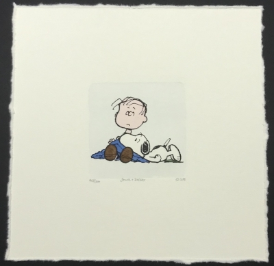 The Peanuts Linus and Snoopy - Blanket