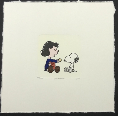 The Peanuts Lucy and Snoopy - Cookie?