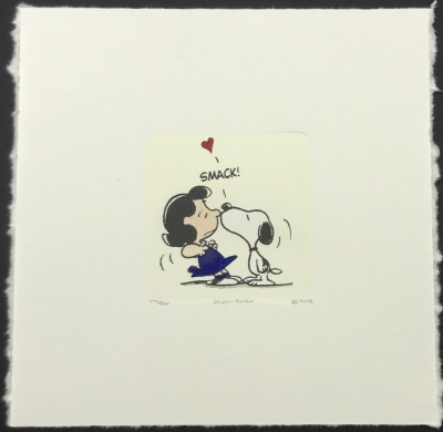 The Peanuts Lucy and Snoopy - The Kiss