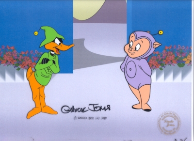 Porky Pig and Daffy Duck
