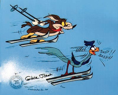 Road Runner and Wile E. Coyote: Skiing