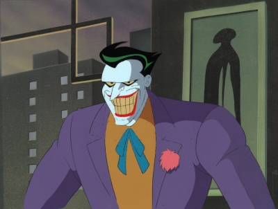 Joker with original production drawing