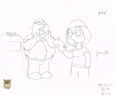 Peter Griffin and Meg Griffin