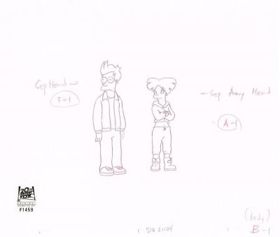 Fry and Amy full body