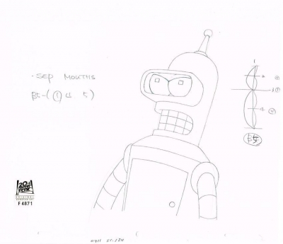 Bender original production drawing