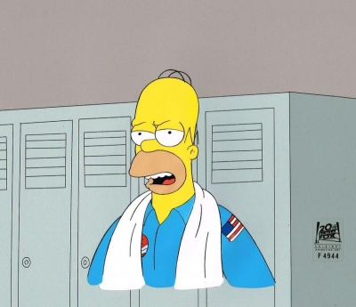 Homer Simpson in space suit F4944