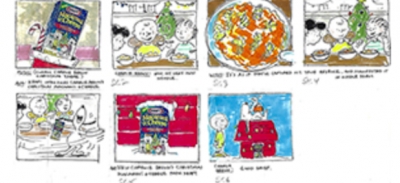 Charlie Brown, Lucy and Linus storyboard (set)