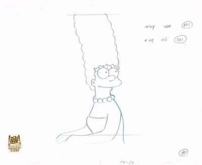 Marge Simpson Treehouse drawing