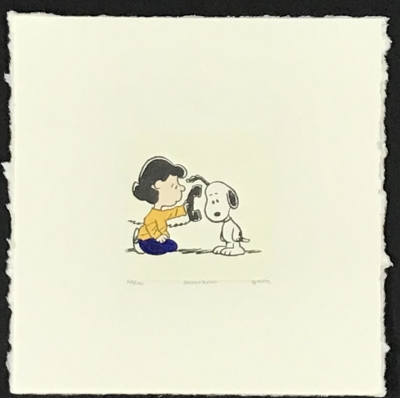 The Peanuts Snoopy and Lucy telephone 