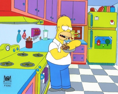 Homer eating pie *SOLD*