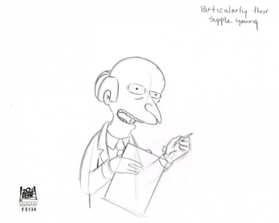Mr. Burns original drawing *SOLD*