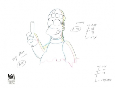 Homer with touque *SOLD*