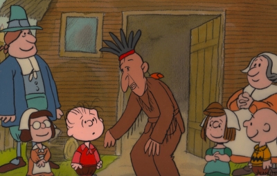 Charlie Brown and Gang with Samoset