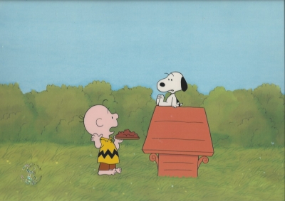 Snoopy and Charlie Brown original dog house