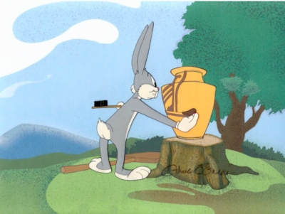 Vintage Bugs Bunny signed Chuck Jones