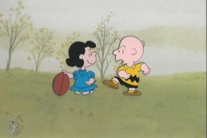 Charlie Brown and Lucy football classic