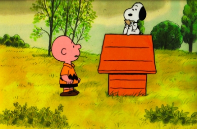 Snoopy and Charlie Brown letter