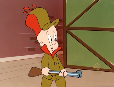 Elmer Fudd holding gun