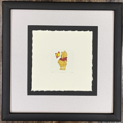 Winnie the Pooh with Butterfly stand