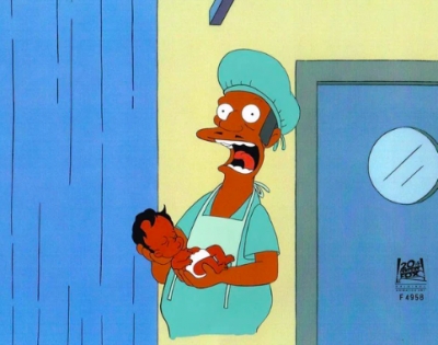 * SOLD * Apu with baby