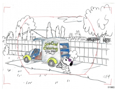 Snoopy catering truck scene 61